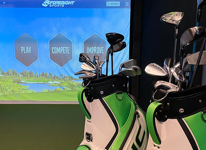 Golf game simulator
